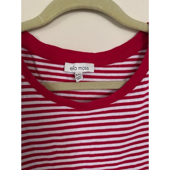 Ella Moss XXL Striped red shirt - Picture 2 of 3
